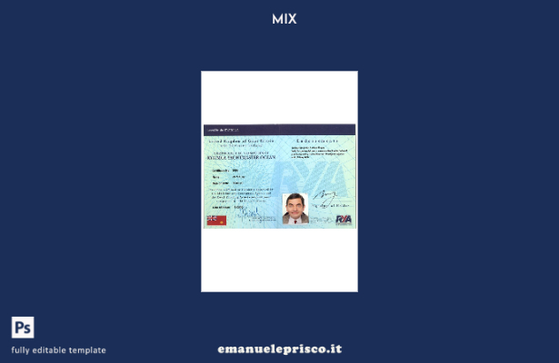 modello di certificato di competenza del Regno Unito in stile verificato